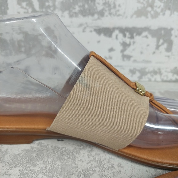 NEW Italian Shoemakers Brown Tan Casual Thong Flat Summer Sandals H258 - Picture 6 of 13